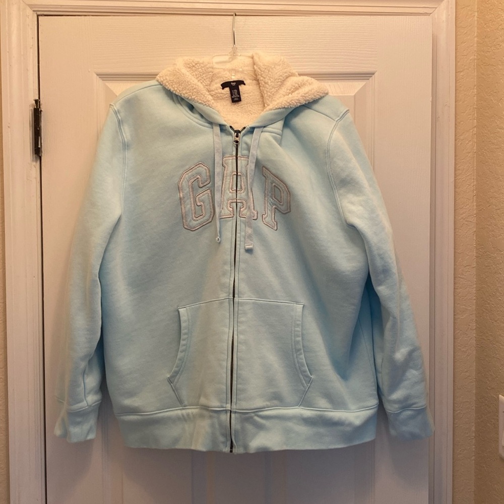 Women’s GAP zip up jacket with hoodie. XXL
